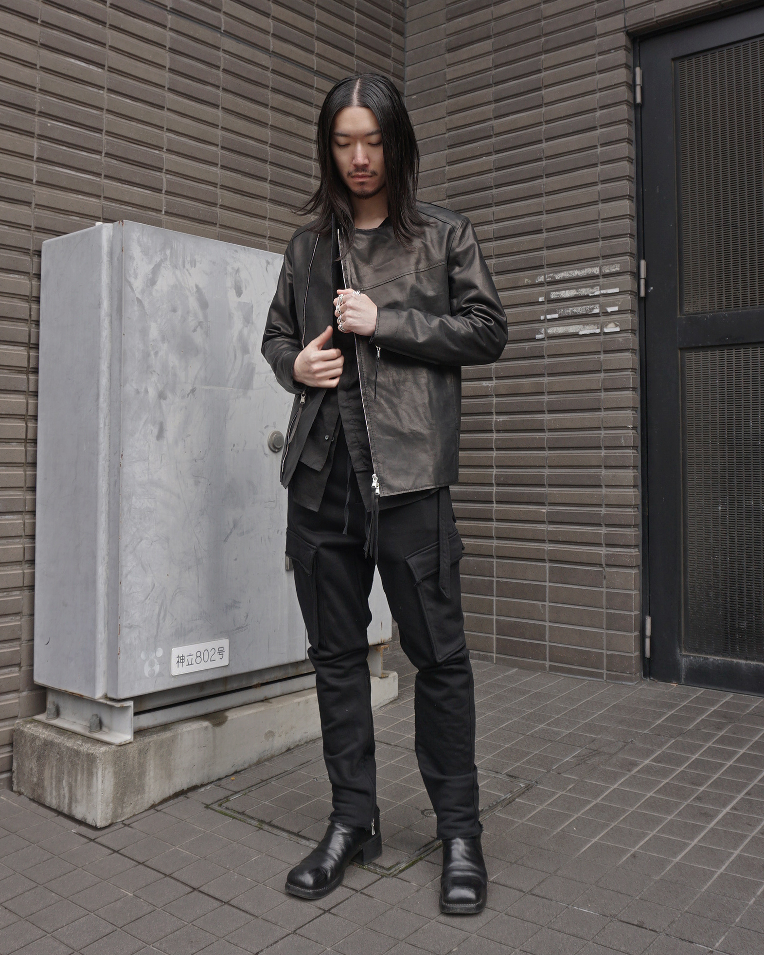 VERSE1081 [ASKYY / DOUBLE RIDERS LEATHER JACKET] – A S K Y Y